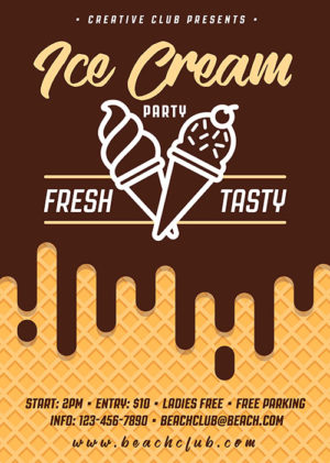 Ice Cream Flyer 5