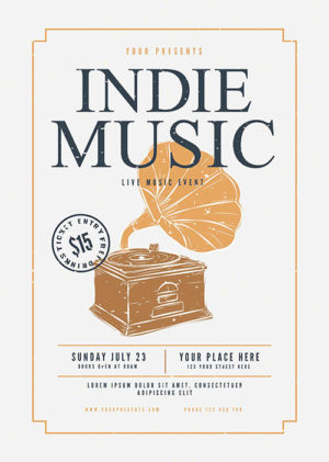 Indie Music Flyer 39
