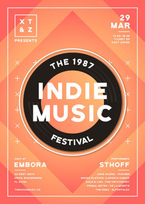 Indie Music Flyer 8