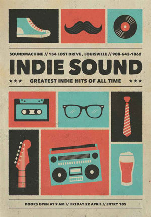 Indie Sound Music Flyer