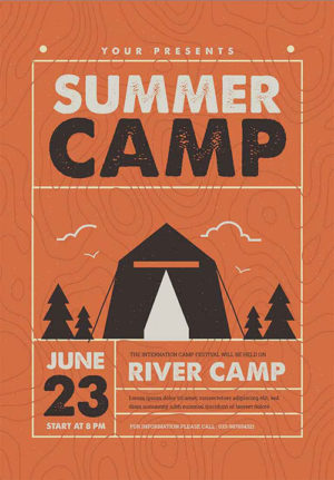 Indie Summer Camp Flyer