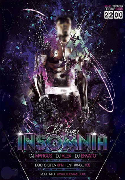 Insomnia Concert Flyer