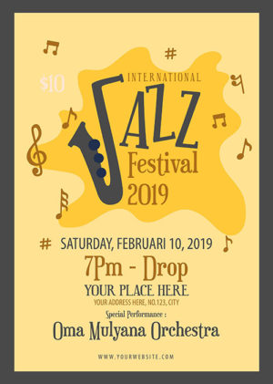 International Jazz Festival Flyer 2