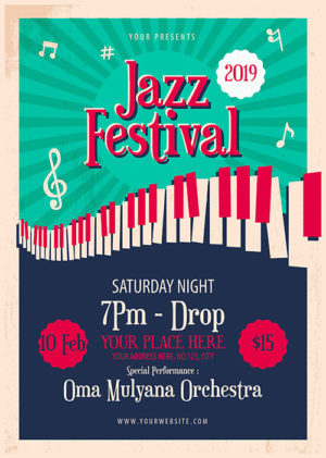 Jazz Festival Flyer 8