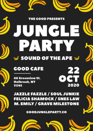 Jungle Party Flyer