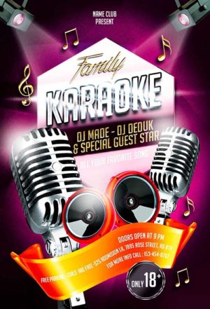 Karaoke Flyer 18