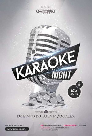 Karaoke Night Flyer 21