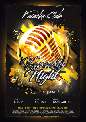 Karaoke Nights Flyer 3