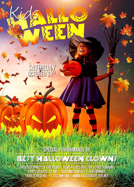 Kids Halloween Flyer