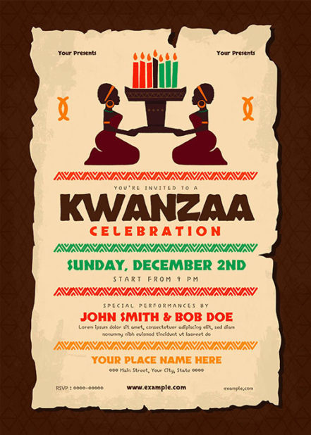 Kwanzaa Event Flyer