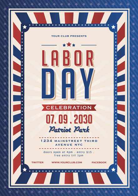 Labor Day Celebration Flyer 2