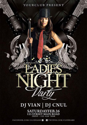 Ladies Night Club Flyer 5