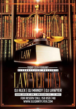 Lawyer Day Flyer V10