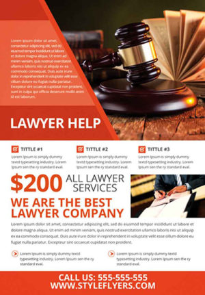 Lawyer Help Flyer V18