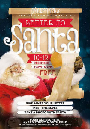 Letter to Santa Flyer