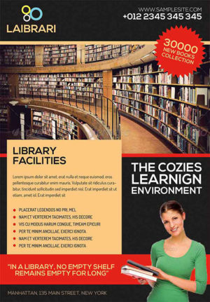 Library Book Flyer 3