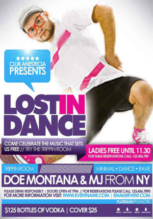 Lost Dance Flyer 2