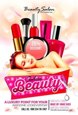 Luxury Beauty Salon Flyer