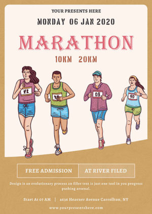 Marathon Event Flyer 14