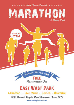 Marathon Event Flyer 4