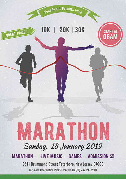 Marathon Event Flyer 6