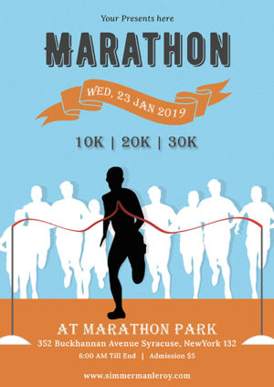 Marathon Event Flyer 7