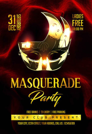 Masquerade Party Flyer