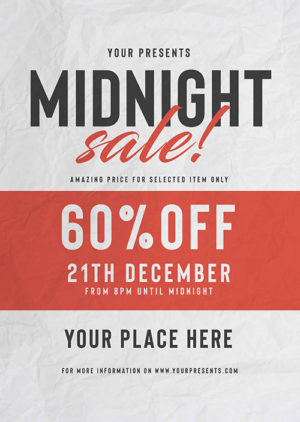 Midnight Sale Flyer 2