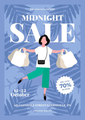 Midnight Sale Flyer 24
