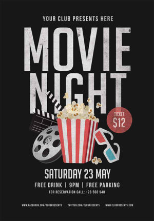 Movie Night Flyer T3