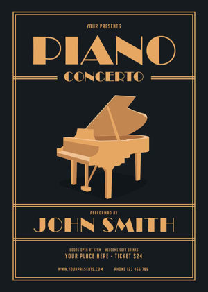Piano Concert Flyer 1