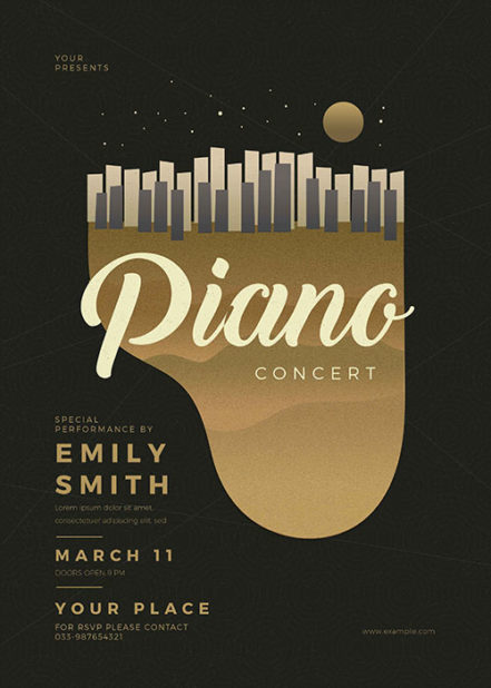 Piano Concert Flyer 2