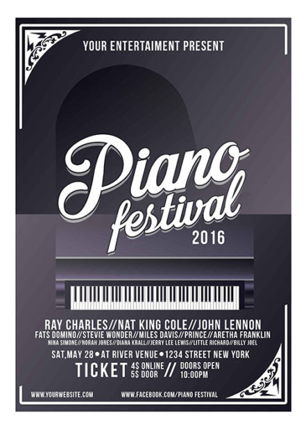Piano Festival Flyer