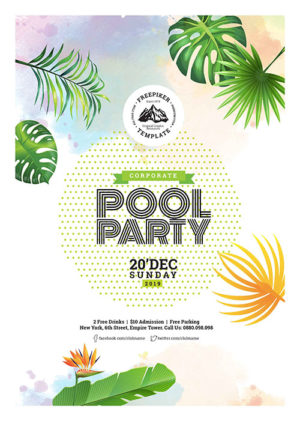 Pool Party Poster