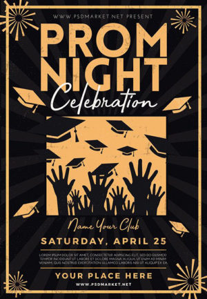 Prom Night Celebration Flyer 1