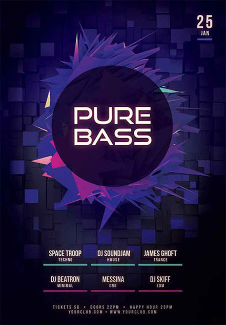 Pure Bass Flyer