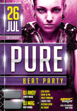 Pure Beat Flyer