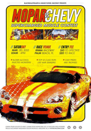 Racing Contest Flyer