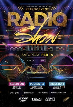 Radio Show Flyer 22