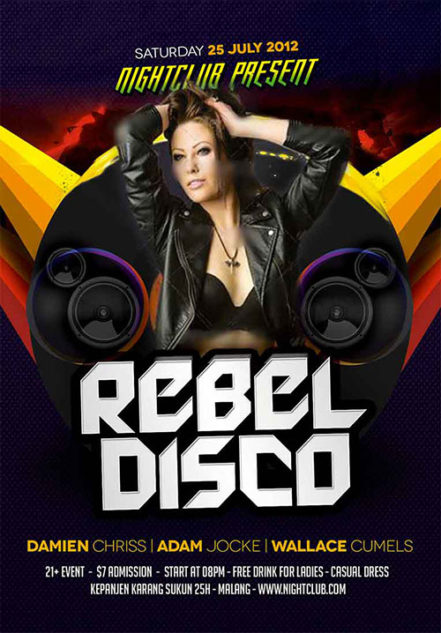 Rebel Disco Flyer