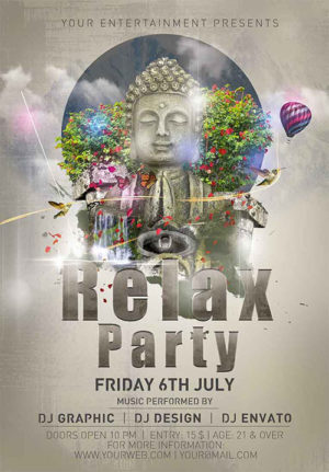 Relax Party Flyer