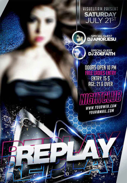 Replay Flyer