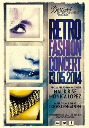 Retro Fashion Flyer