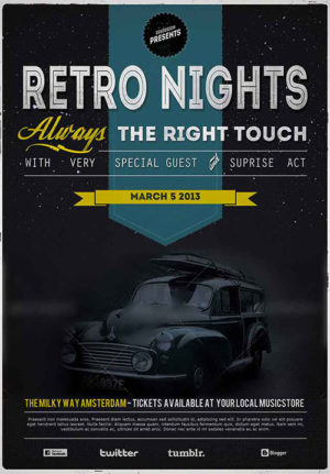 Retro Night Flyer 6