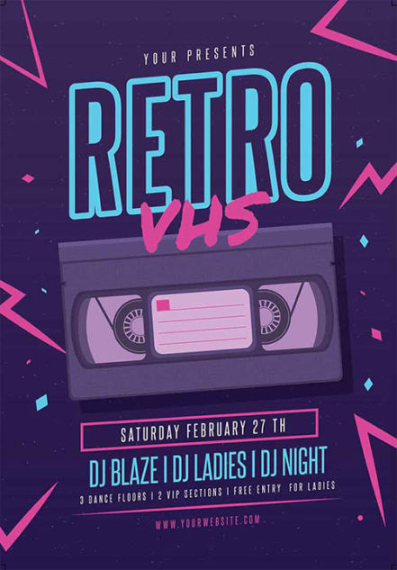 Retro VHS Flyer