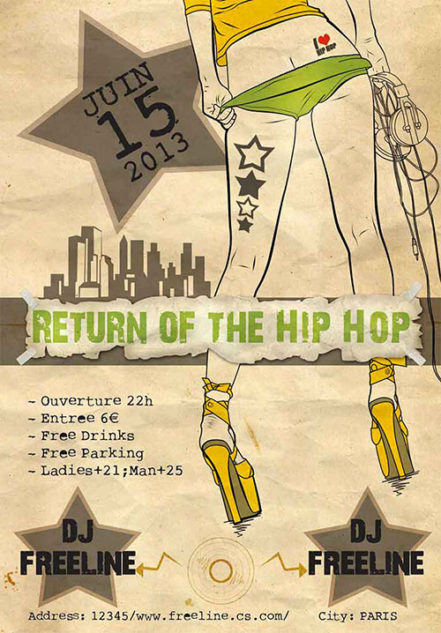 Return Of Hip Hop Flyer