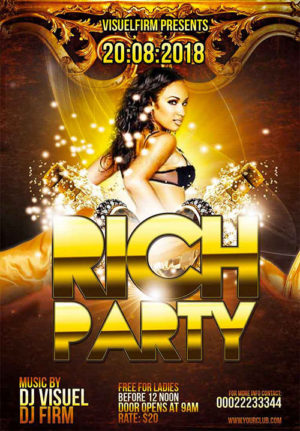 Rich Party Flyer