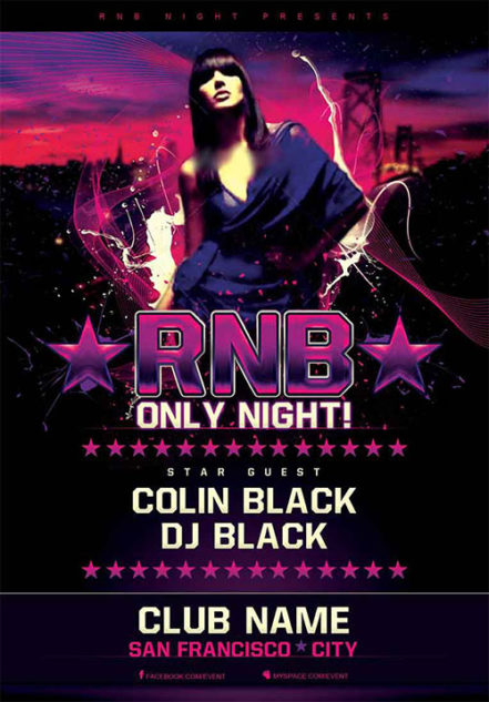 Rnb Only Night Flyer