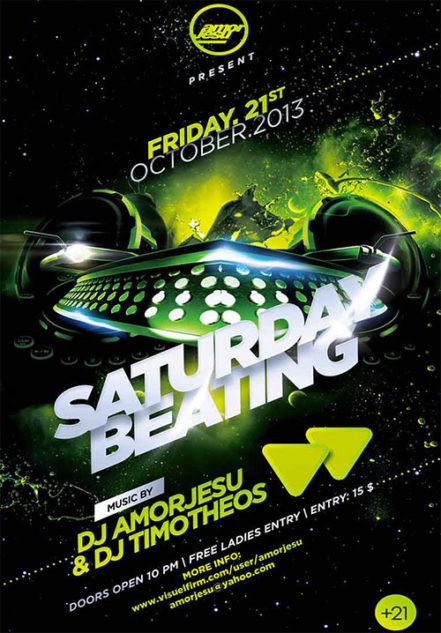 Saturday Beating Flyer