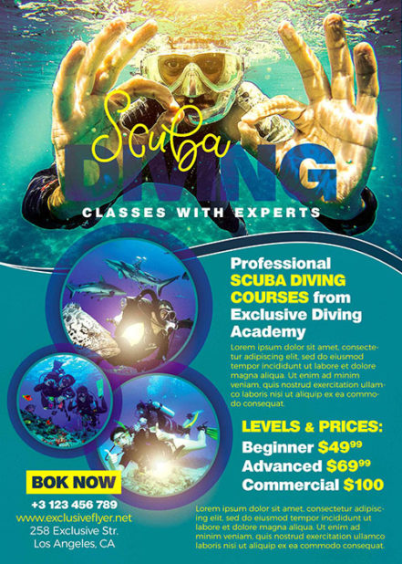 Scuba Diving Flyer